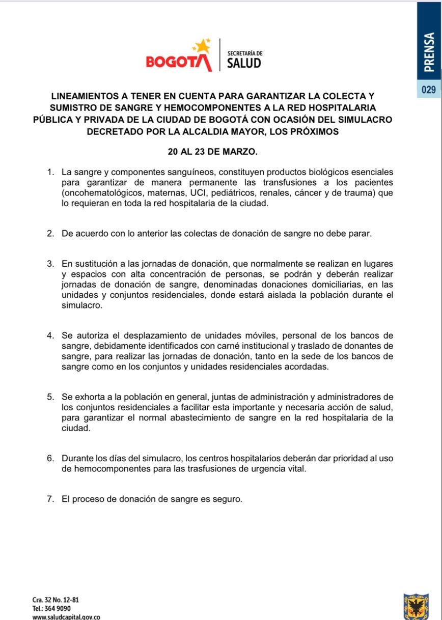 lineamientos-donacion-sangre La donación de sangre no debe parar.-Noticias