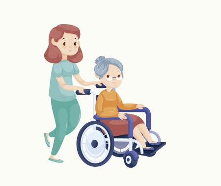 uso-silla-ruedas Elementos de rehabilitación